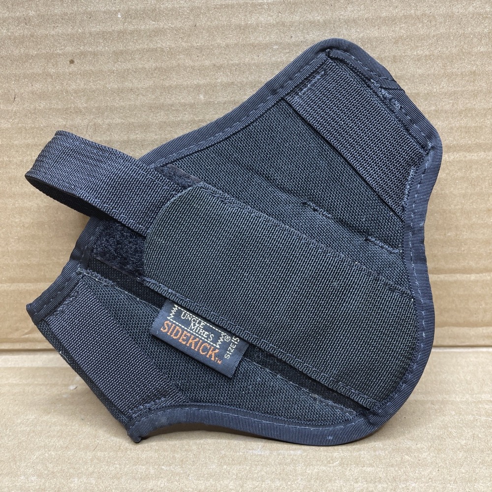 Uncle Mike's Sidekick Holster Size 15 Black Nylon Hip Belt Holster Unused